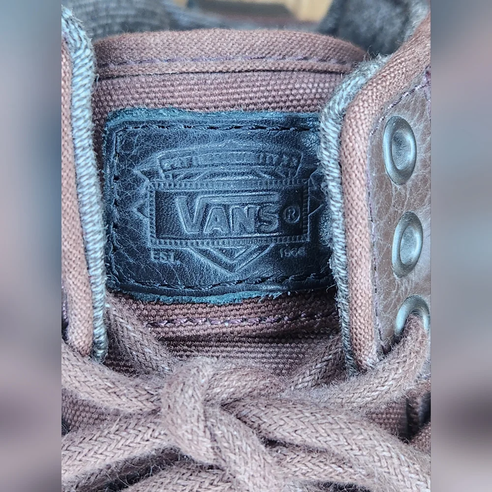 Vans Ultra Cush‎ Leather High Top Sneakers Size 8.5